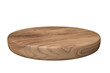 © F5atualizar - Round wooden tray for food and drink composition