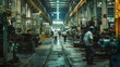 © Justlight - The constant hum of machinery and distant chatter of workers create a bustling atmosphere.
