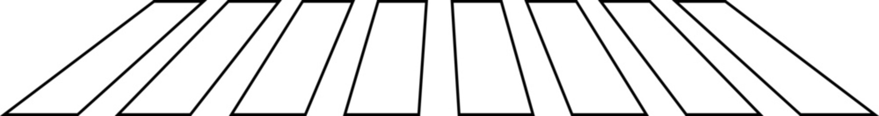 Poster - Pedestrian Crossing icon in Line style with editable stock. Crosswalk symbol. Zebra Crossing vector isolated on transparent background. Pedestrians traffic road sign for website or mobile app design.