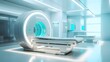 © Pretty Panda - advanced MRI or CT scan medical diagnosis machine at hospital