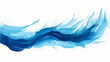 Blue brush stroke and texture. Grunge vector abstract.