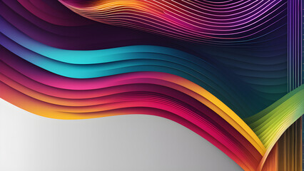 Wall Mural - abstract rainbow background