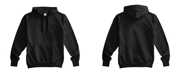 Wall Mural - Blank hoodie mockup . Streetwear template
