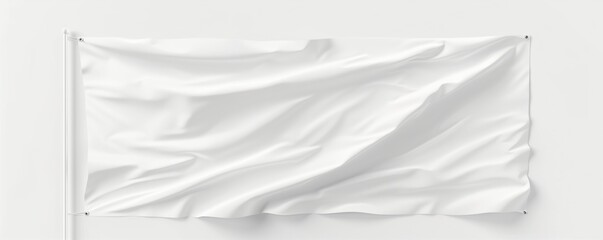 Blank white flag