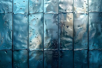 Background in the form of corrugated translucent glass