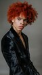 © Rudsaphon - Bold Afro and Velvet Jacket - A Modern Gentlemans Studio Portrait