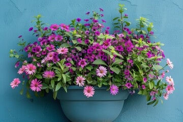 Flower arrangement of potted female plants