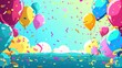 school party theme smooth background