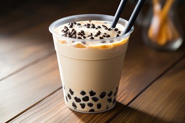 Sticker - Bubble Milk Tea is a drink commonly found in Taiwanese drinking culture. 