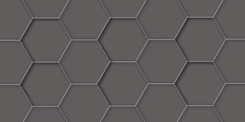 Poster - Abstract background with hexagon and colorful hexagonal background design. luxury geometric black pattern mesh cell texture. dark gray honeycomb texture background. geometric patterns drop shadow.