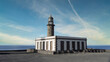 Fuencaliente lighthouse on the southern tip of La Palma, Canary Islands