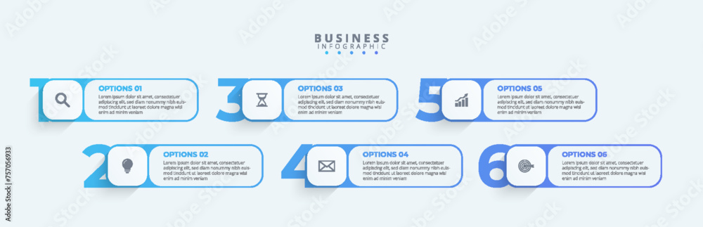 Image vectorielle Stock Design template for vector infographic labels ...