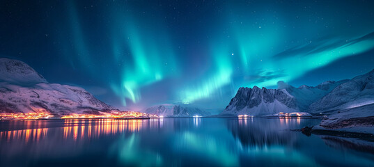 an aurora also commonly known as the northern lights or southern lights is a natural light display i