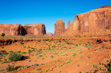 Wall Mural - Cliffs and Buttes at Monument Valley Navajo Tribal Park