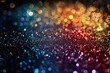 Happy Pride month! Abstract rainbow bokeh glitter lights background. for queers.  Rainbow flag. Lesbian, gay, bisexual and transgender proud of sexual orientation or gender identity. 