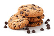 © vik.stock - Homemade cookies with chocolate chips on a on transparent background