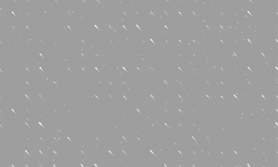 Poster - Seamless background pattern of evenly spaced white screwdriver symbols of different sizes and opacity. Vector illustration on grey background with stars