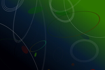 Aufkleber - Color abstract gradient elliptical shape webpage background - geometric vector graphic design
