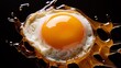 a fried egg with a yolk