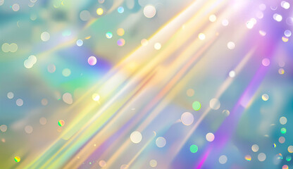 Wall Mural - holographic foil background. abstract shiny festive backdrop. iridescent sparkling glow. led neon pu