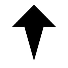 Canvas Print - up arrow icon