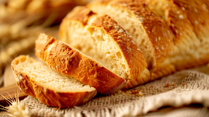 Canvas Print - Bread Texture - Close-up