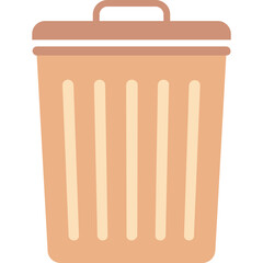 Wall Mural - trash bin icon