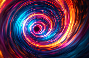 Wall Mural - modern abstract blue and purple circles background, abstract technology background
