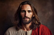 A captivating portrait of Jesus Christ, embodying the essence of his resurrection in divine glory