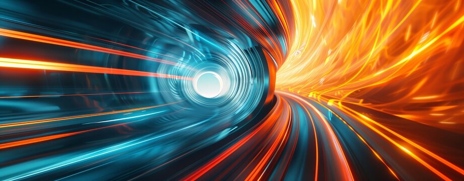 Digital abstract background. Used for information, advertising, technology, data networks, data centers, servers, internet, speed, light, neon, digital, sound formats and graphics, science, geometry