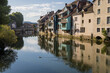 Ornans et la Loue, la région Franche-Comte de l'est de la France