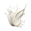 © Oksana - Milk creamy splash isolated on transparent background