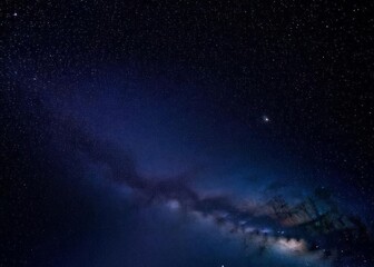 Stars and galaxy outer space sky night universe background