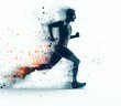© Lauras Imperfections - Silhouette of a man running