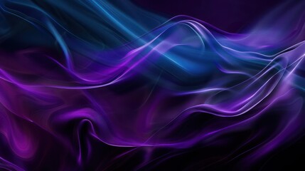 Wall Mural - A high-resolution background blending purple, black, and turquoise in a smooth gradient