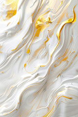 Wall Mural - vertical abstract artistic background. jazz white, marble, golden brushstrokes. textured background.
