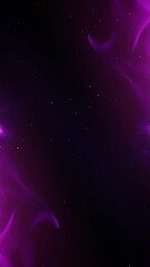 Wall Mural - vertical mystical smoke and glitter diagonal 4k loop features purple hued smoke crawling across the 