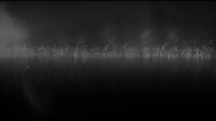 Wall Mural - black background or luxury gray background abstract white corner light and vintage grunge texture, b