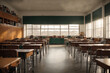 © SR Production - High school classroom interior