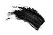 © Oksana - Mascara brush stroke texture black paint swatch makeup smudge ink isolated on transparent background