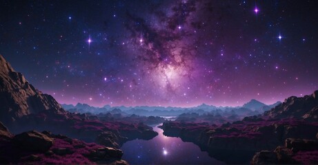 Wall Mural - dive into a cosmic escapade beyond imagination, traversing a virtual reality expanse adorned with ra
