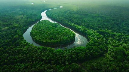 Wall Mural - aerial view of a course