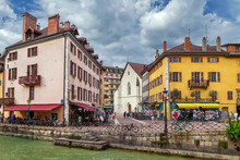 Historical Houses In Annecy, France