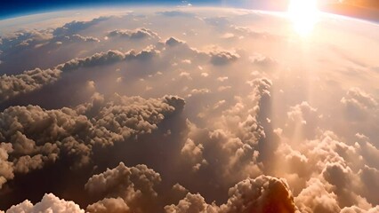Poster - View of Earth From the Space Shuttle Generative AI