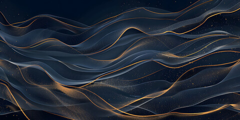 wavy luxury pattern, wave line japanese style background. Organic dynamic pattern, texture for print