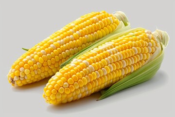 Poster - Background with corn on white