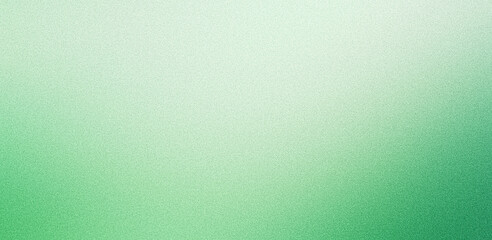 Wall Mural - green grainy gradient background, grunge dark to light forest green color gradient noisy texture ban