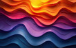 Abstract background with waves. Created with Ai