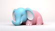  Pastel Dreams: A Sleeping Elephant - perfect for children’s rooms, nurseries, or any space needing a touch of gentleness