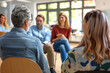 © kossovskiy - Group therapy dynamics with active participation